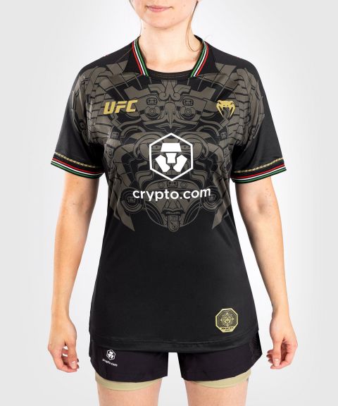 VENUM X Noche UFC 格斗之夜女士出场速干T恤 - 黑色