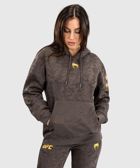 UFC Fusion by Venum Fight Week Women Hoodies - Dark Brown