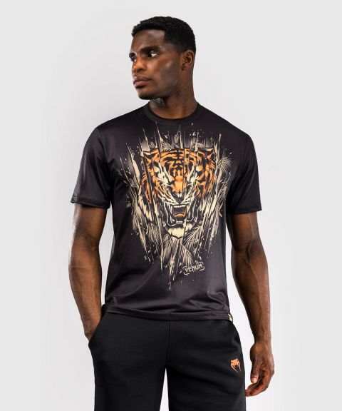 VENUM Tiger Dry-Tech T-shirt - Black/Neo Orange