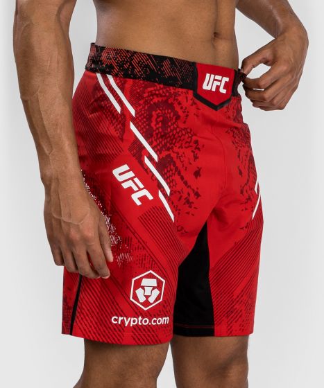 UFC Adrenaline | VENUM Authentic 格斗之夜 男士格斗短裤-长款 - 红色