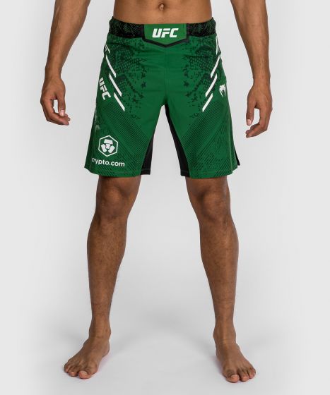 UFC Adrenaline | VENUM Authentic 格斗之夜 男士格斗短裤-长款 - 绿色