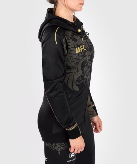 Noche UFC By Venum Authentic Fight Night Women’s Walkout Hoodie - Black