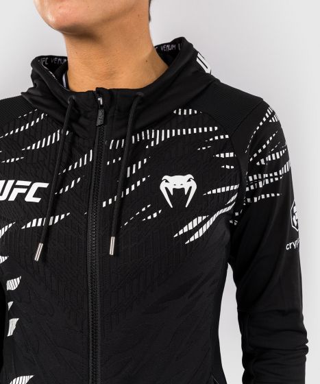 UFC Fusion | VENUM Authentic格斗之夜 女士出场外套 - 黑色