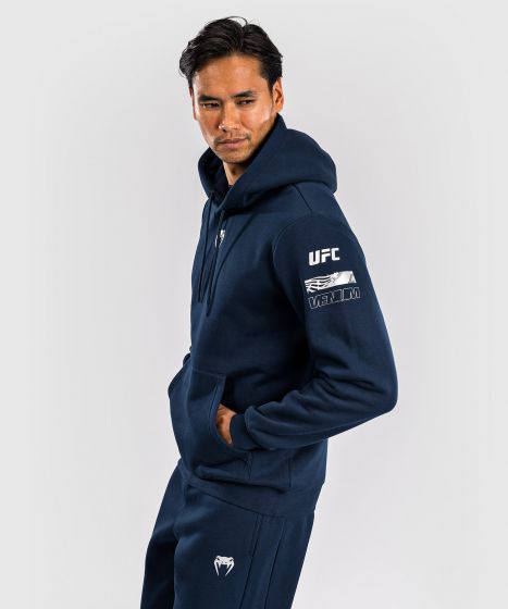 UFC Fusion by Venum Fight Week Plain Version Men Hoodies - Navy Blue