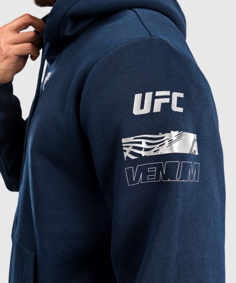 UFC Fusion by Venum Fight Week Plain Version Men Hoodies - Navy Blue