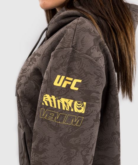 UFC Fusion by Venum Fight Week Women Hoodies - Dark Brown