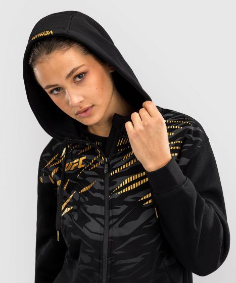 UFC Fusion by Venum Replica Women Hoodies - Black/Gold