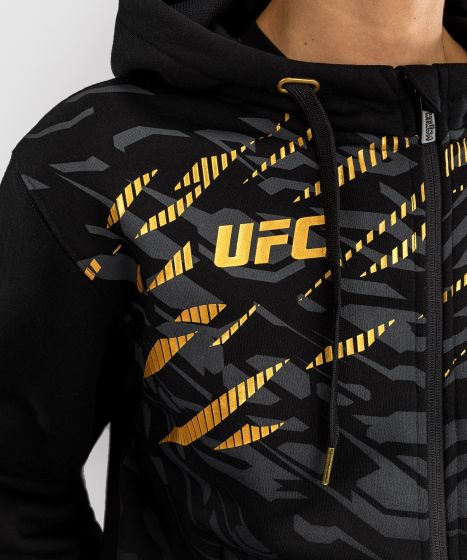 UFC Fusion by Venum Replica Women Hoodies - Black/Gold