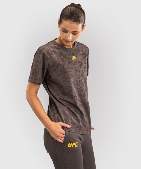 UFC Fusion by Venum Fight Week Women T-Shirt - Dark Brown