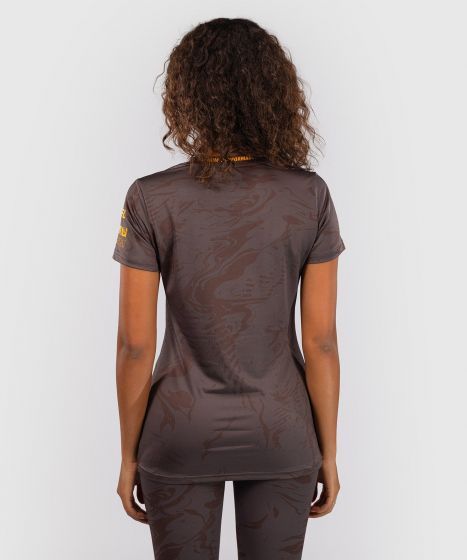 UFC Fusion by Venum Fight Week Women’s Dry-Tech T-Shirt - Earthen Brown