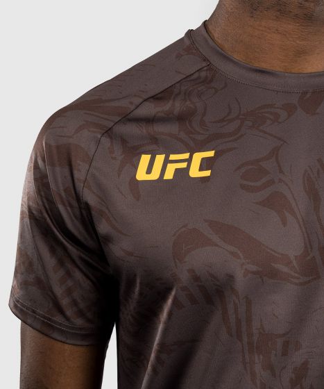 UFC Fusion by Venum Fight Week Men’s Dry-Tech T-Shirt - Earthen Brown