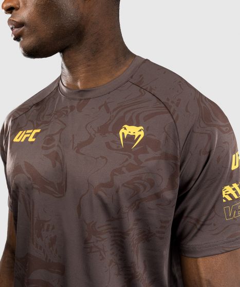 UFC Fusion by Venum Fight Week Men’s Dry-Tech T-Shirt - Earthen Brown