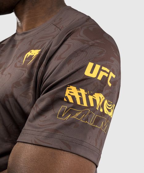 UFC Fusion by Venum Fight Week Men’s Dry-Tech T-Shirt - Earthen Brown