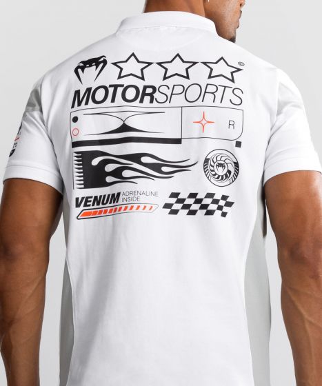 VENUM Motorsport男士Polo衫 - 白色