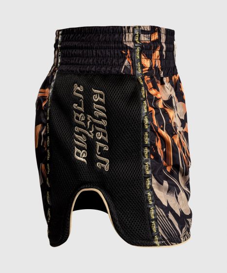 Venum Tiger Men Muay Thai Shorts - Black/Neon Orange