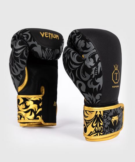 Venum X Topuria Unmatched  Boxing Gloves - Black/Gold