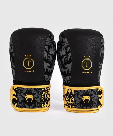 Venum X Topuria Unmatched  Boxing Gloves - Black/Gold