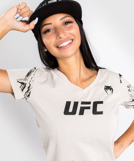 UFC |VENUM Authentic 格斗周 2.0 女士T恤 - 沙色-